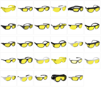 50 filter laser safety eyewear goggles glasses
