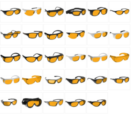 60 filter laser safety eyewear goggles glasses