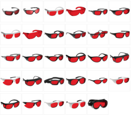 92 filter laser safety eyewear goggles glasses